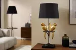 Stolní lampa WILDLIFE PARROT 75 CM černá zlatá