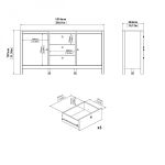 Komoda Real 670 jackson hickory