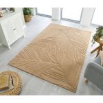 Kusový koberec Solace Lino Leaf Stone - 160x230 cm