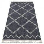 Kusový koberec Berber Asila B5970 grey and white - 140x190 cm