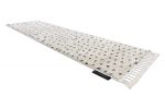 Běhoun Berber Syla B752 dots cream - 80x250 cm