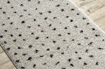 Běhoun Berber Syla B752 dots cream - 80x250 cm