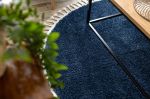 Kusový koberec Berber 9000 navy kruh - 160x160 (průměr) kruh cm