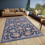 Kusový koberec Luxor 105634 Caracci Blue Multicolor - 57x90 cm