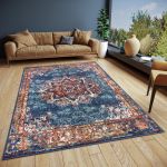 Kusový koberec Luxor 105637 Maderno Blue Multicolor - 140x200 cm