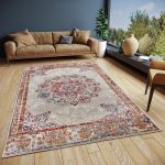 Kusový koberec Luxor 105639 Maderno Cream Multicolor - 80x240 cm