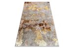 Kusový koberec Miro 51463.802 Abstraction grey / gold - 80x150 cm