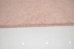 Ručně všívaný kusový koberec Asra wool pink - 40x60 cm