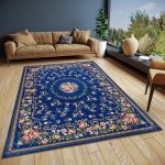 Kusový koberec Gobelin 105868 Blue Multicolored - 75x150 cm