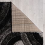 Kusový koberec Indulgence Velvet Carved Grey/Black - 120x170 cm