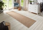 Běhoun Nature 104267 Beige/Terra – na ven i na doma - 80x350 cm