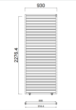 PANEL ZASTÍNĚNÍ HORIZONTÁLNÍ 1 m pro bioklimatickou pergolu