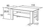 Konferenční stůl Silvestr 60×110
