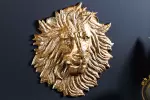 Nástěnná dekorace WILDLIFE LION 60 CM zlatá