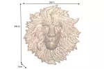 Nástěnná dekorace WILDLIFE LION 35 CM zlatá