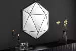 Nástěnné zrcadlo DIAMOND 60 CM černé