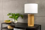 Stolní lampa GATSBY 50 CM vrbové a borovicové dřevo