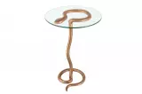 Odkládací stolek WILDLIFE SNAKE 60 CM antik měděný