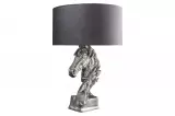 Stolní lampa HORSE 60 CM stříbrná