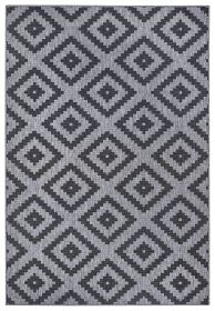 Kusový koberec Twin-Wendeteppiche 105466 Night Silver – na ven i na doma - 80x150 cm