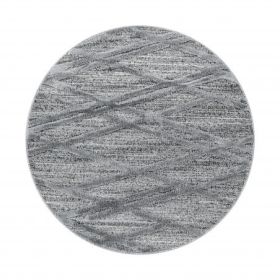 Kusový koberec Pisa 4706 Grey kruh - 120x120 (průměr) kruh cm - 120x120 (průměr) kruh cm