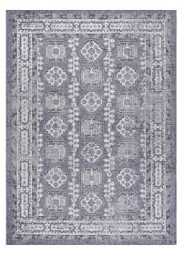 Kusový koberec Sion Sisal Ornament 2832 blue/pink/ecru – na ven i na doma - 80x150 cm