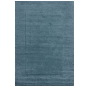 Kusový ručně tkaný koberec Tuscany Textured Wool Border Blue - 160x230 cm - 160x230 cm