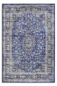 Kusový koberec Asya 106039 Dark blue, Cream - 200x290 cm - 200x290 cm