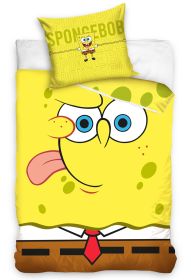 Carbotex Dětské povlečení Sponge Bob Emoji