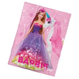 Carbotex Dětská deka Barbie a Kouzelný Jednorožec 130x170 cm