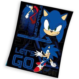 Carbotex Dětská deka Nezastavitelný Ježek Sonic 130x170 cm