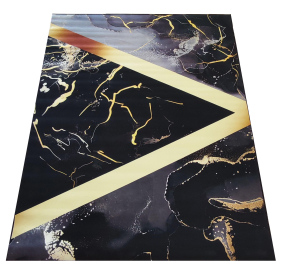 Koberec protiskluzový BLACK AND GOLD N 12 - 80 x 150 cm