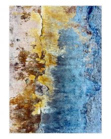 Kusový koberec Miro 51709.803 blue / gold - 80x150 cm