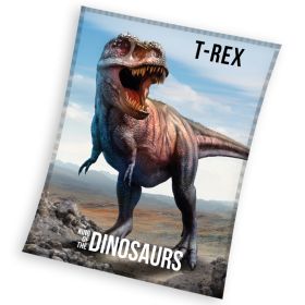 Carbotex Dětská deka T-Rex Predátor 130x170 cm