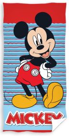 Carbotex Dětská osuška Mickey Mouse Vždy s úsměvem