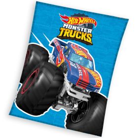 Carbotex Dětská deka Hot Wheels Monster Trucks 130x170 cm