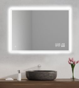 Zrcadlo MOONLIGHT SENZOR METEO 100x70 CM