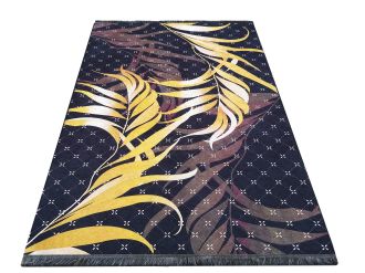 Koberec protiskluzový BLACK AND GOLD 08 - 160 x 220 cm