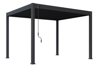 Bioklimatická pergola INTRO NEO 3,6x3 m, hliník a ocel - volně stojící