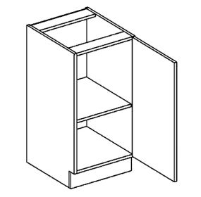 D40P dolní skříňka jednodvéřová COSTA