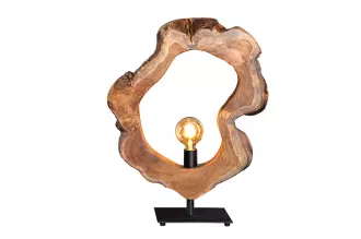 Stolní lampa ORGANIC ARTWORK 55 CM masiv teak