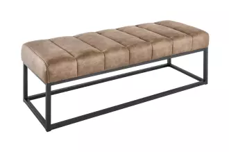 Lavice PETIT BEAUTE 110 CM taupe mikrovlákno