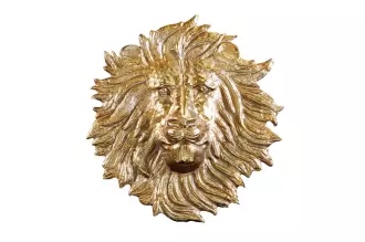 Nástěnná dekorace WILDLIFE LION 60 CM zlatá