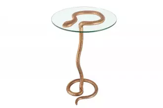 Odkládací stolek SNAKE 60 CM antik měděný