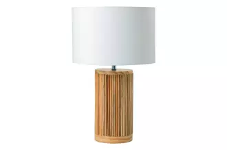 Stolní lampa GATSBY 50 CM vrbové a borovicové dřevo